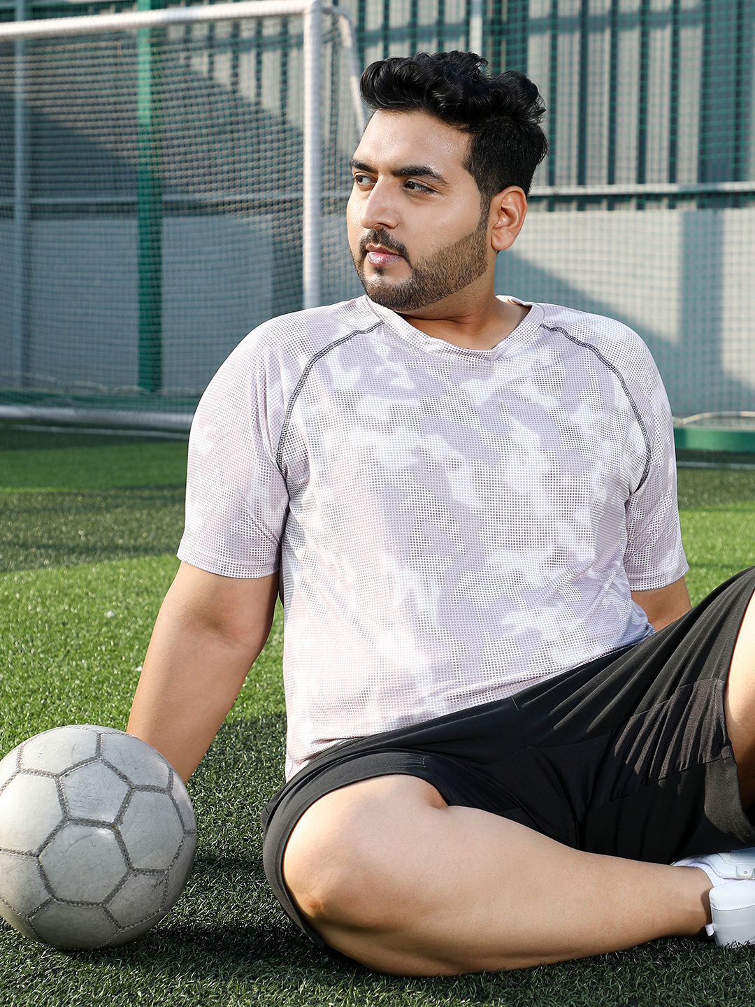 Abstract Topography Activewear T-Shirt