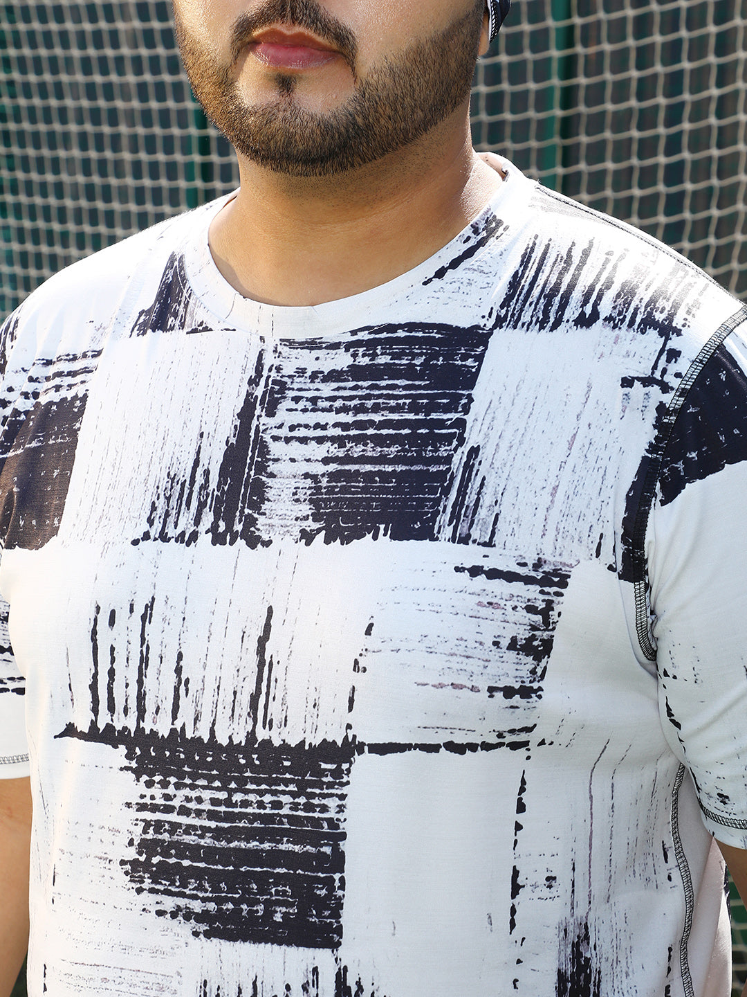 Contrast-Fade Activewear T-Shirt