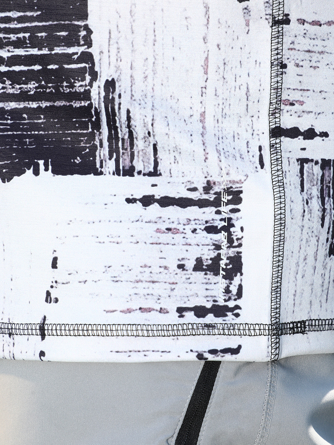 Contrast-Fade Activewear T-Shirt