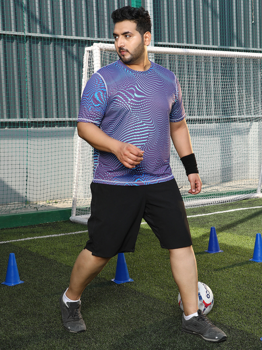 Polka-Swirl Activewear T-Shirt