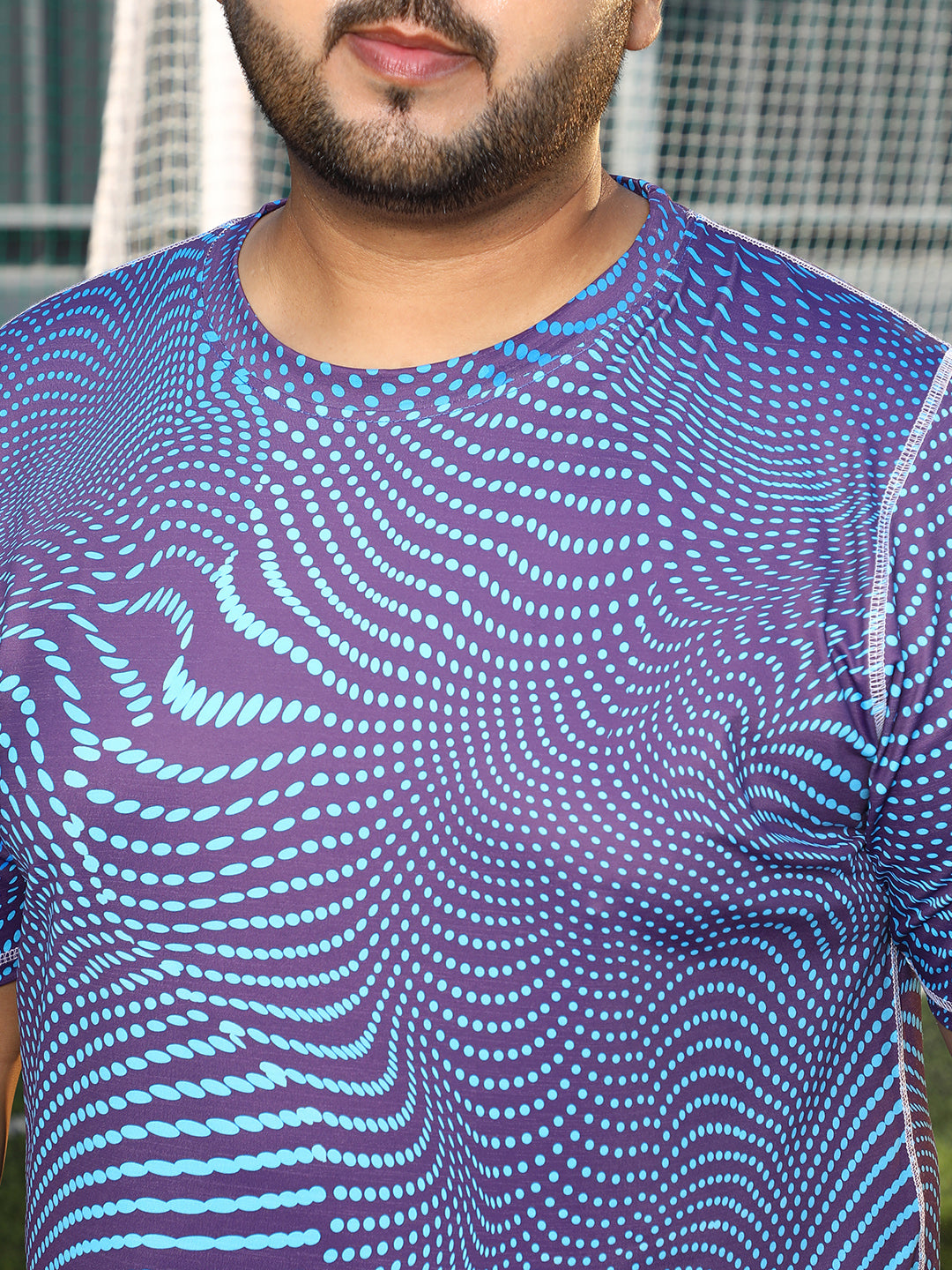 Polka-Swirl Activewear T-Shirt