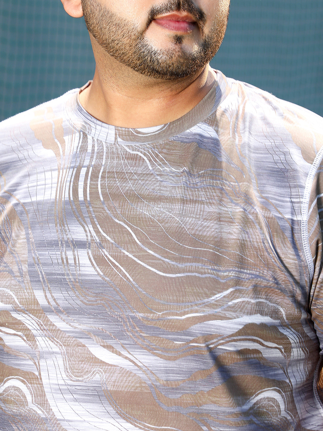 Lined-Dye Activewear T-Shirt