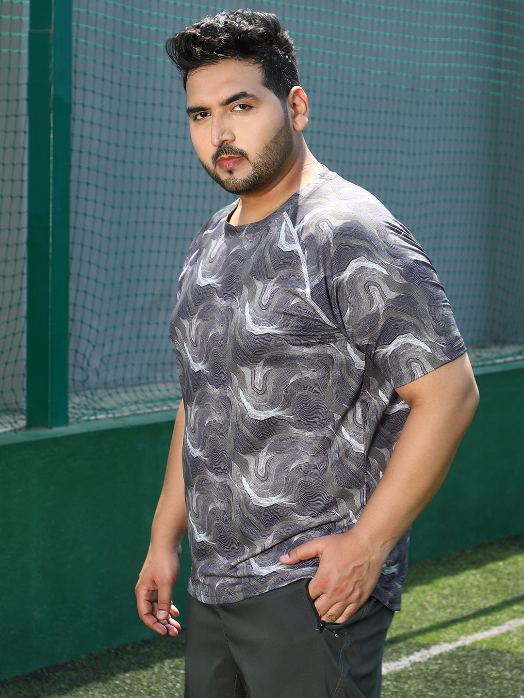 Flow-Lined Activewear T-Shirt