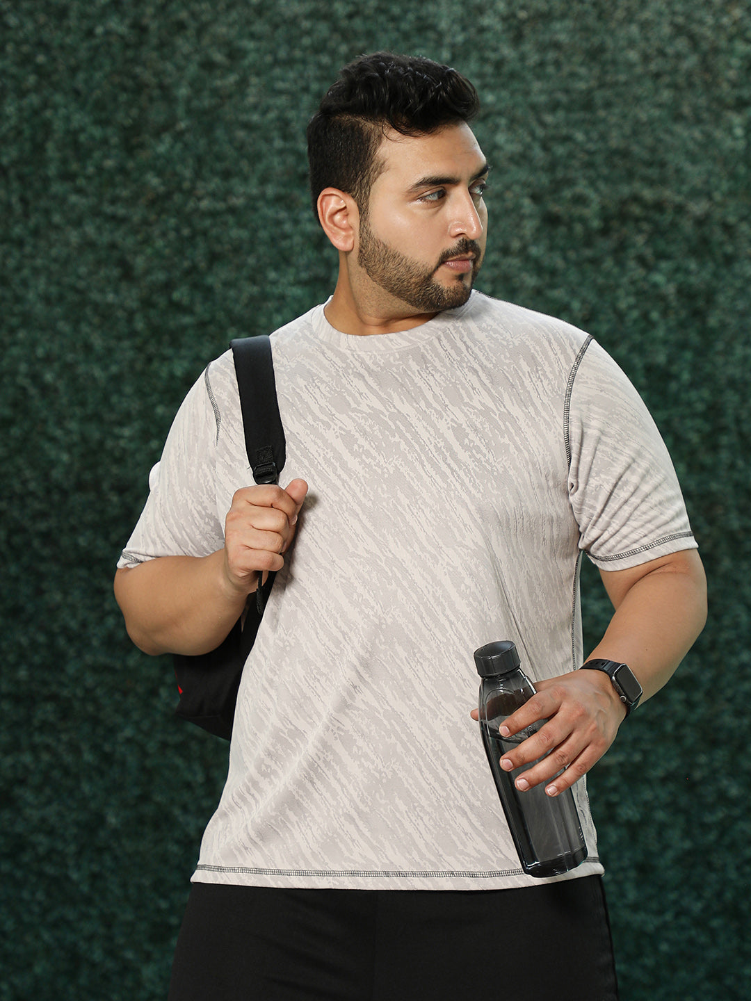 Plash-Imprint Activewear T-Shirt
