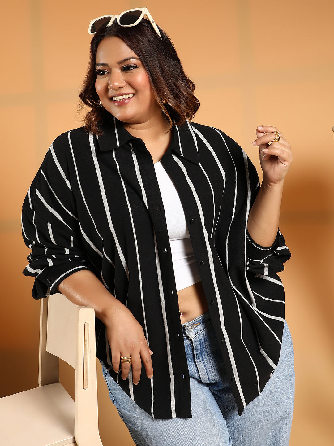 Striped Boxy Shirt