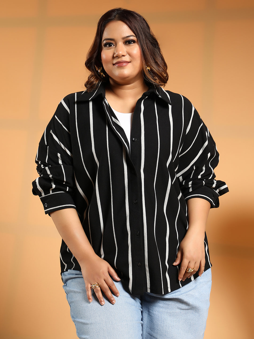 Striped Boxy Shirt