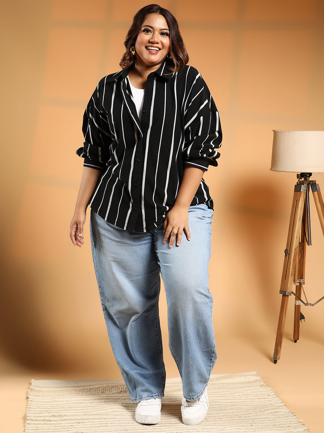 Striped Boxy Shirt