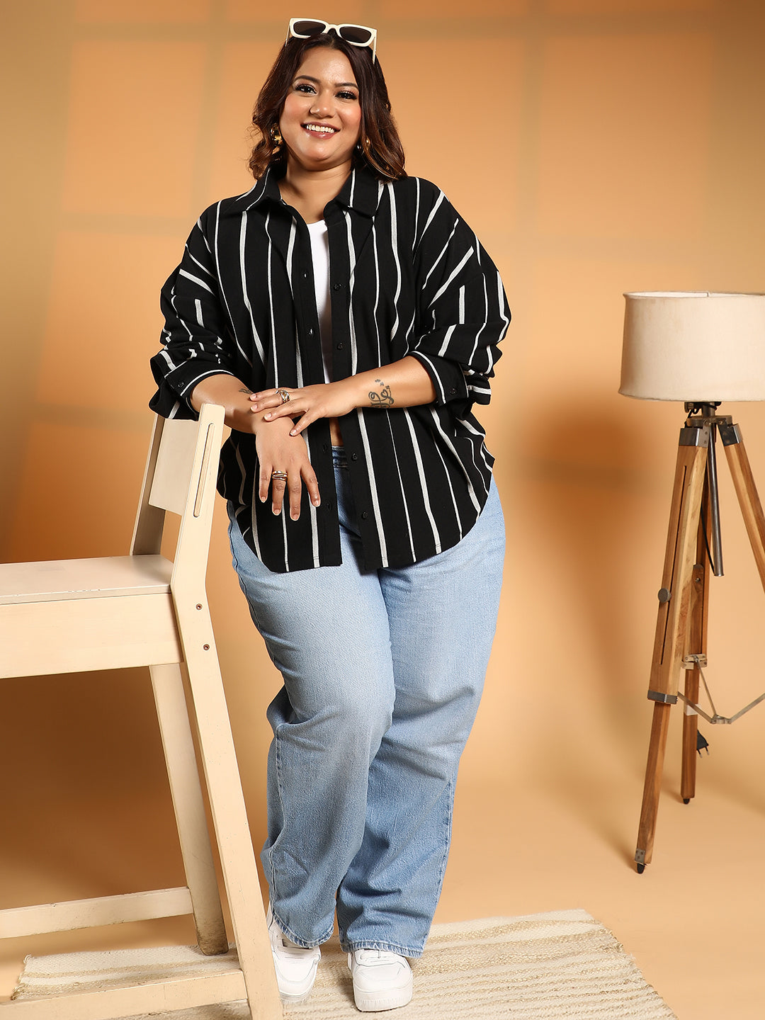 Striped Boxy Shirt