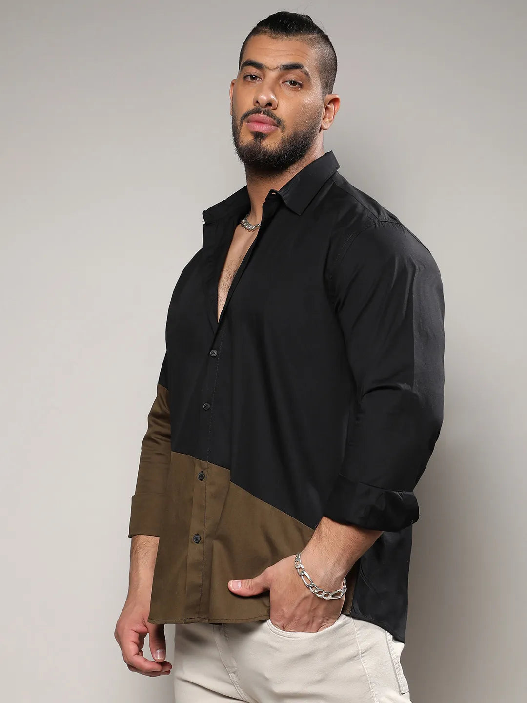 Casual Collorblock Shirt