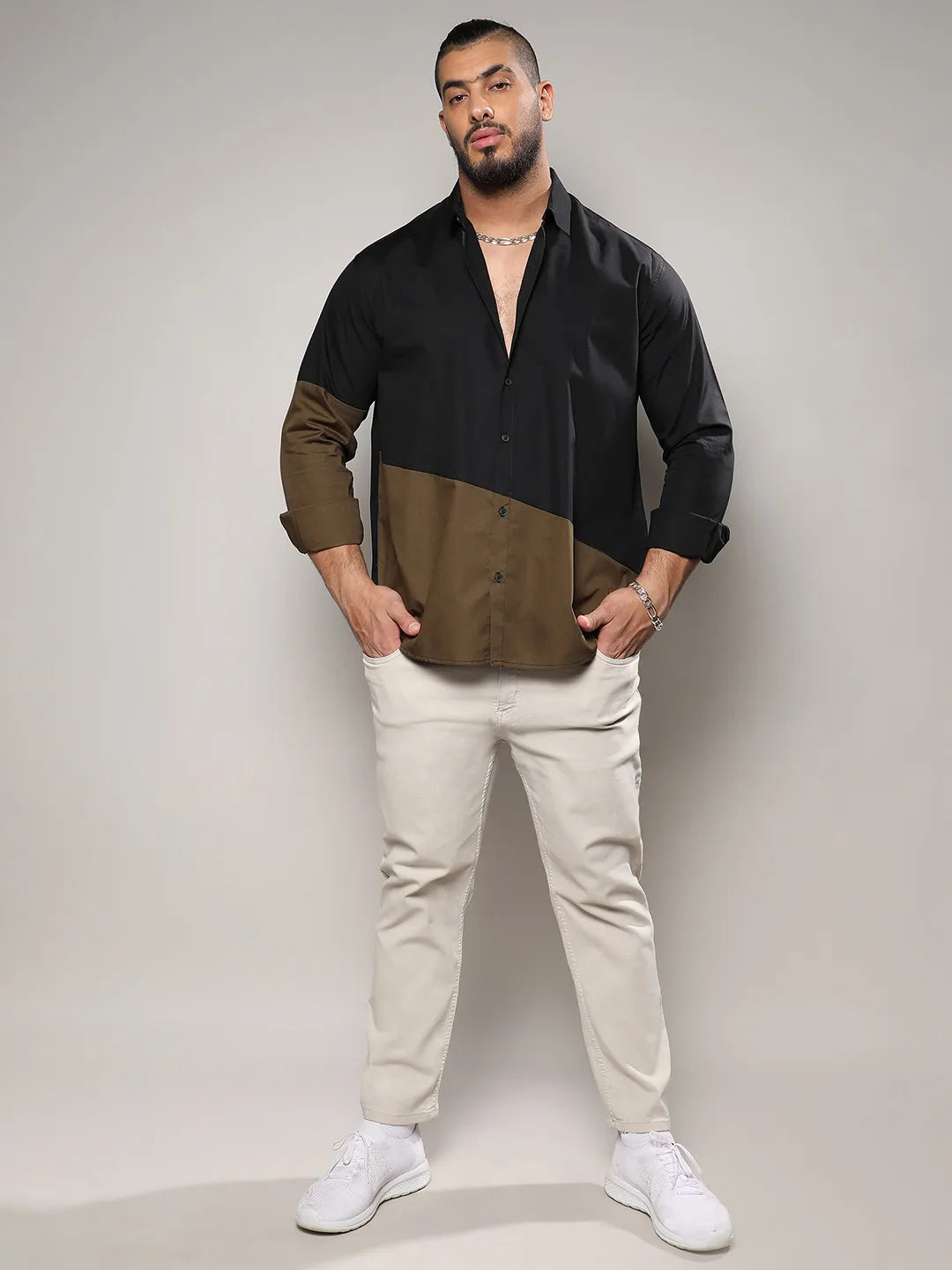 Casual Collorblock Shirt