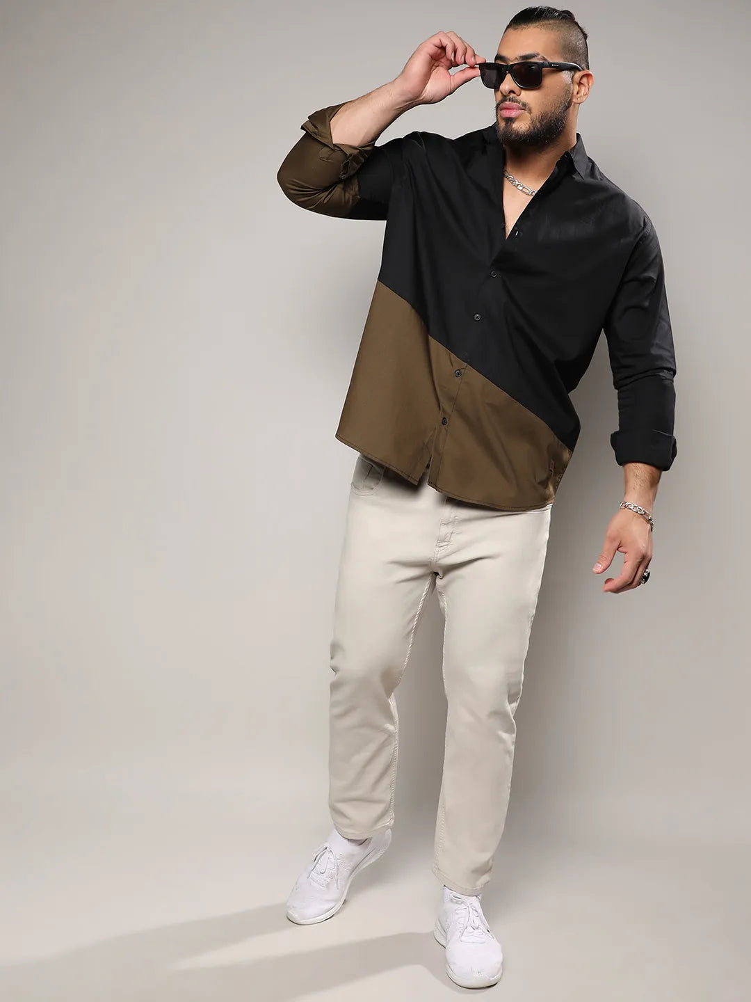 Casual Collorblock Shirt