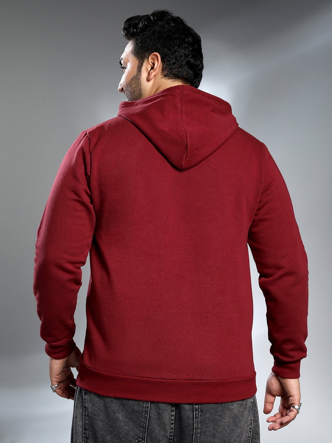 Solid Pullover Hoodie