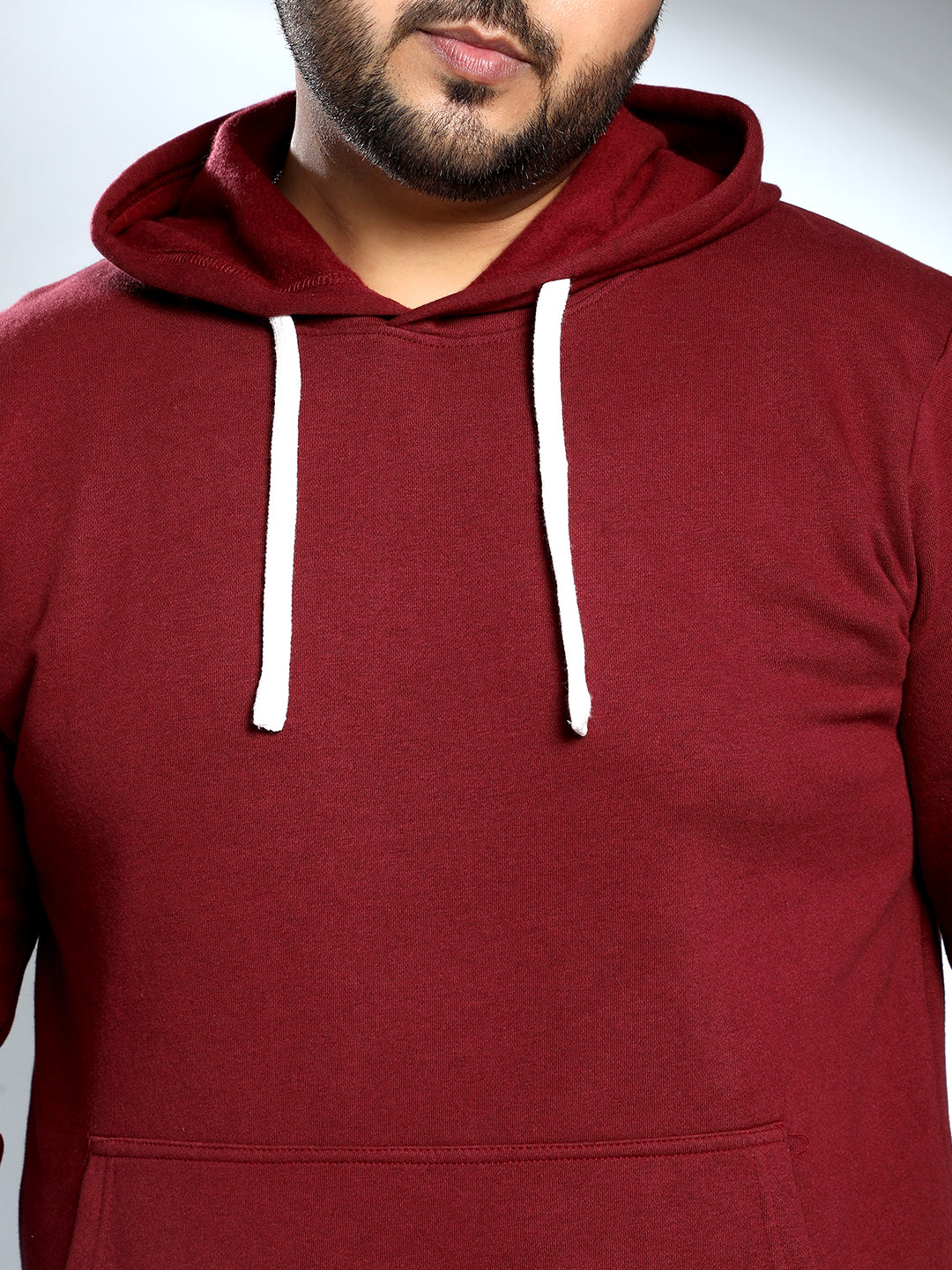 Solid Pullover Hoodie