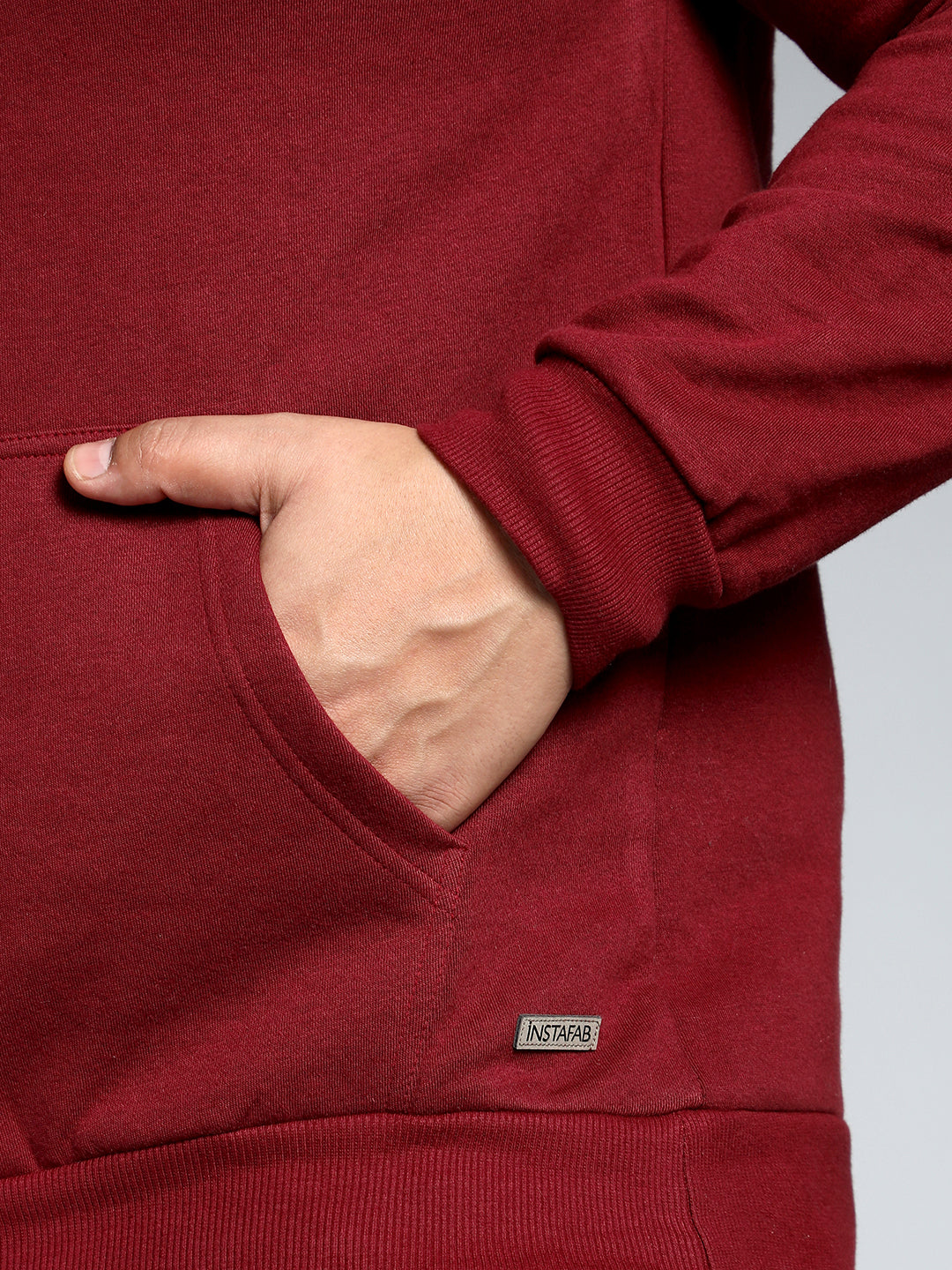 Solid Pullover Hoodie