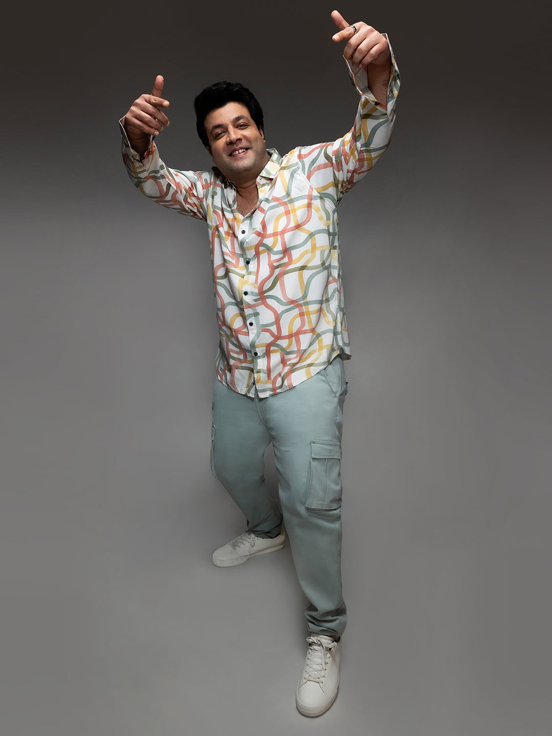 Multicolour Flowing Vines Shirt