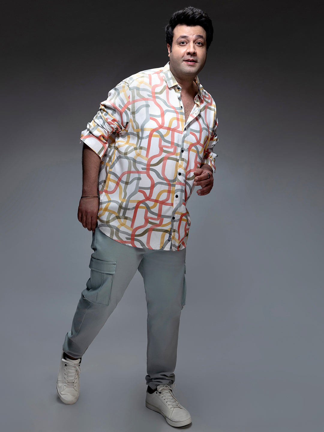 Multicolour Flowing Vines Shirt