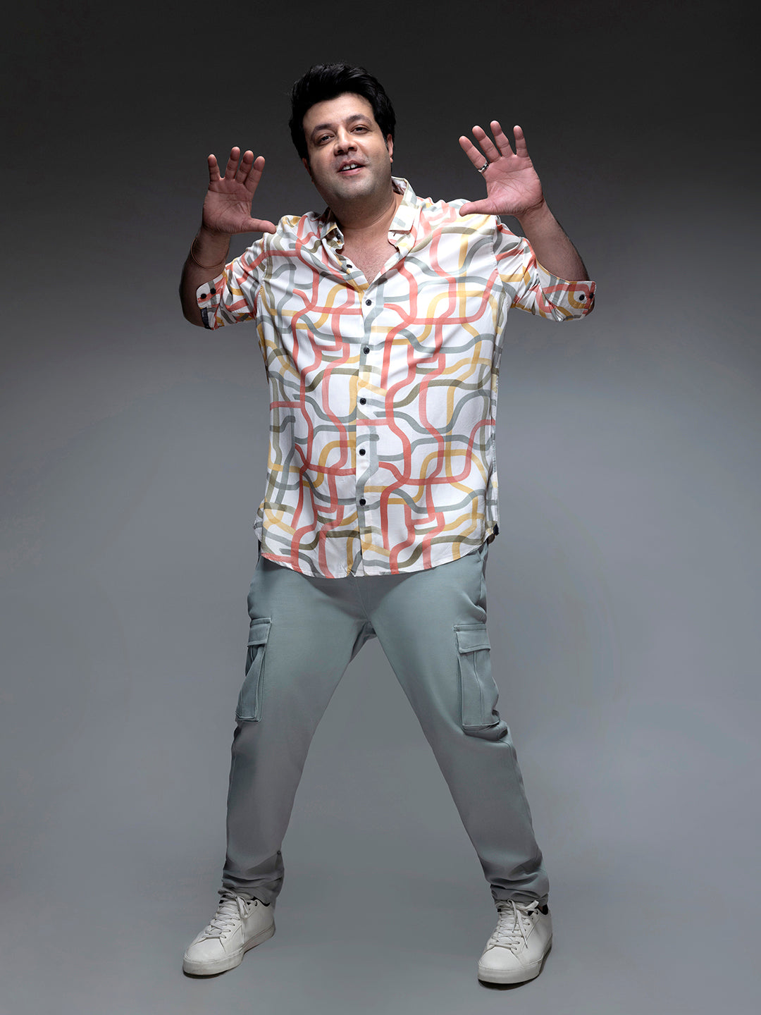 Multicolour Flowing Vines Shirt