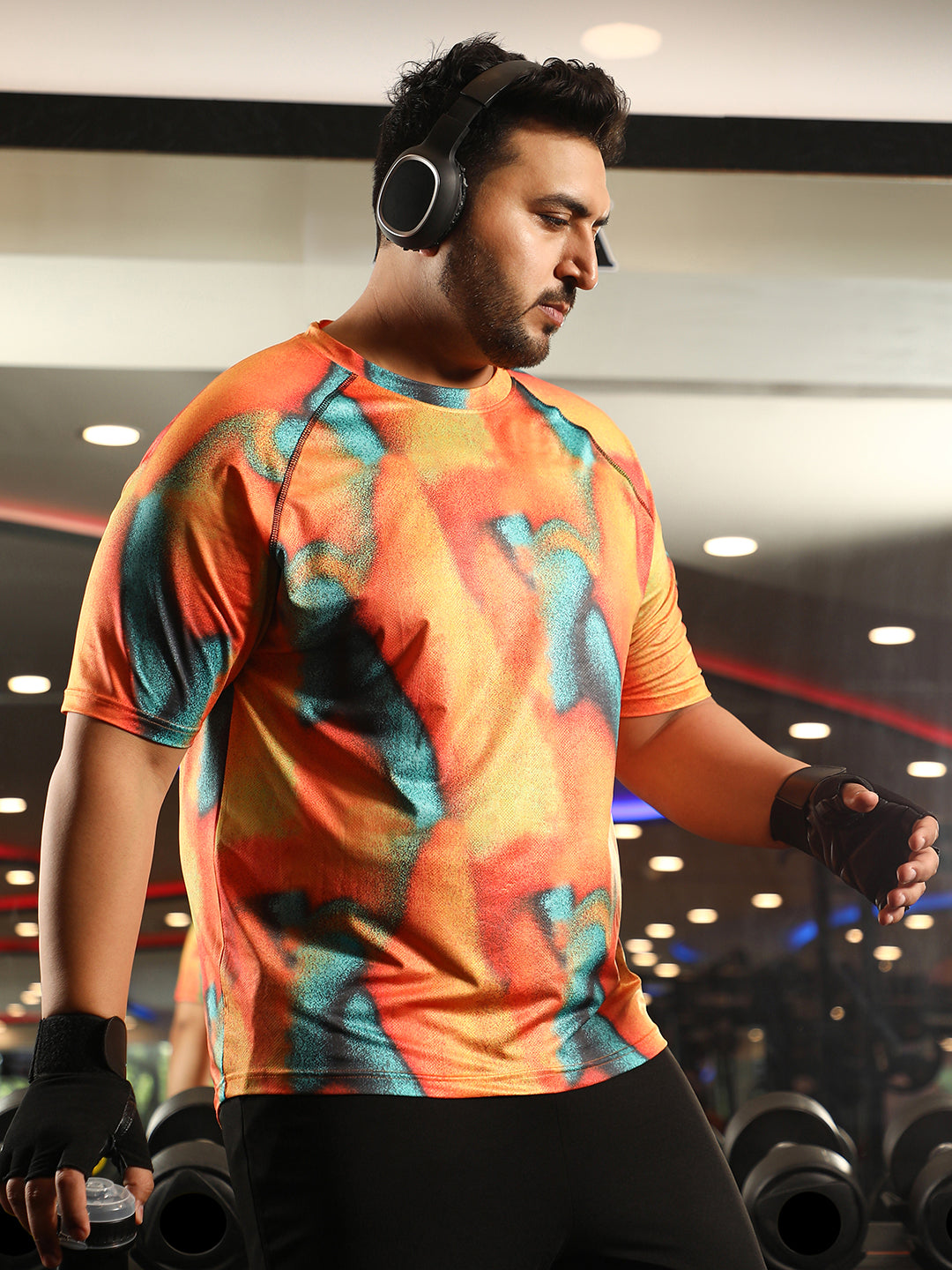 Abstract Activewear T-Shirt