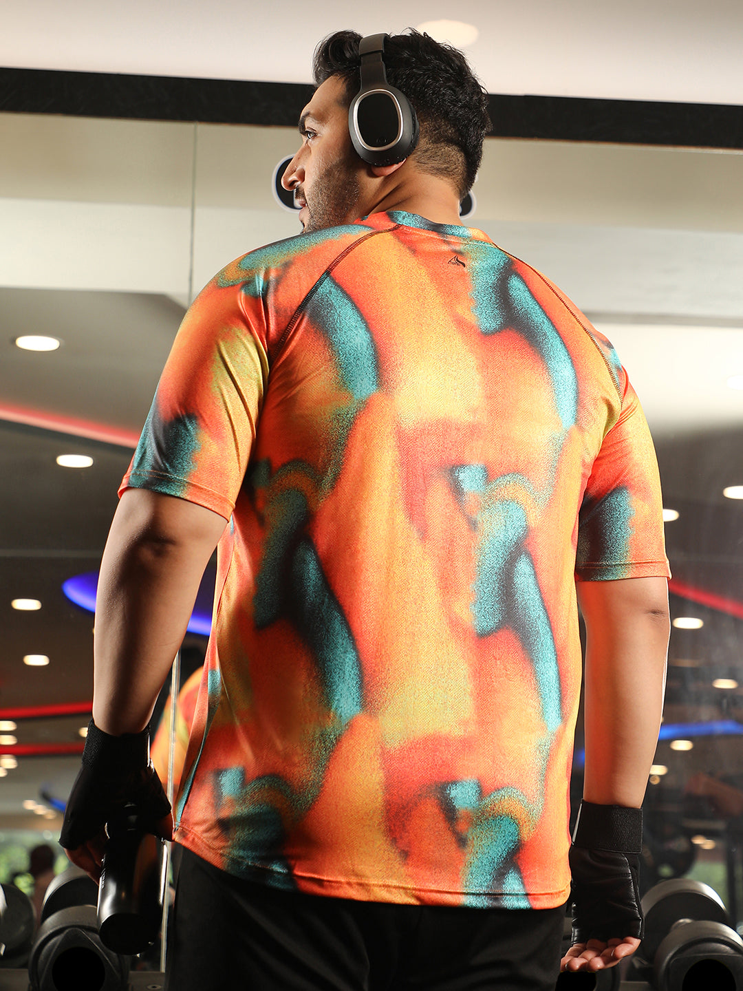 Abstract Activewear T-Shirt