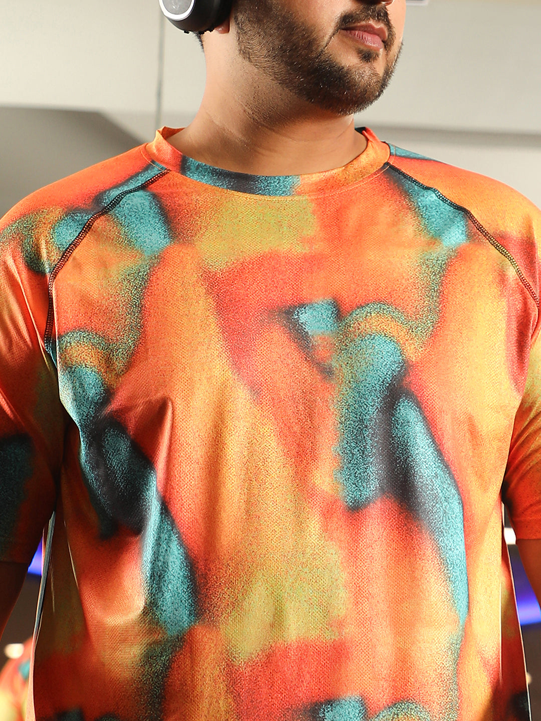 Abstract Activewear T-Shirt