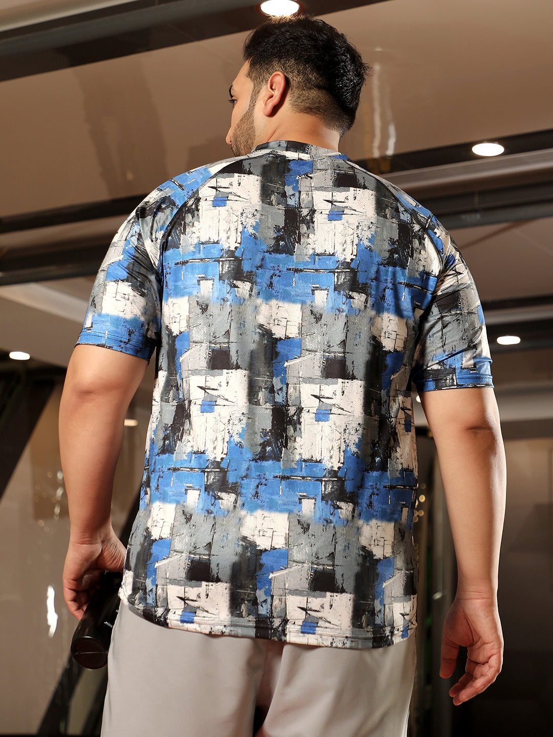 Abstract Activewear T-Shirt