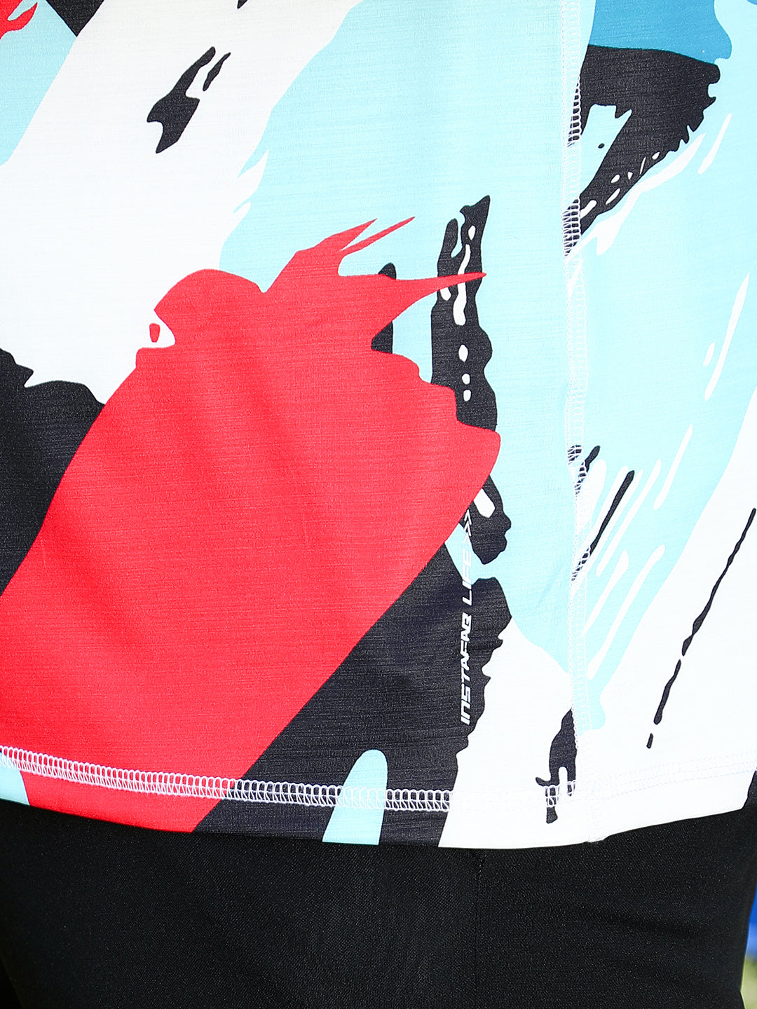 Abstract Activewear T-Shirt