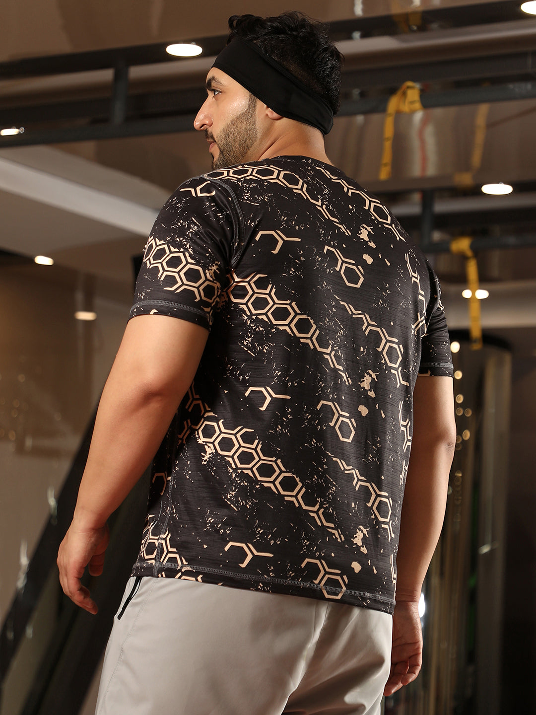 Geometric Activewear T-Shirt