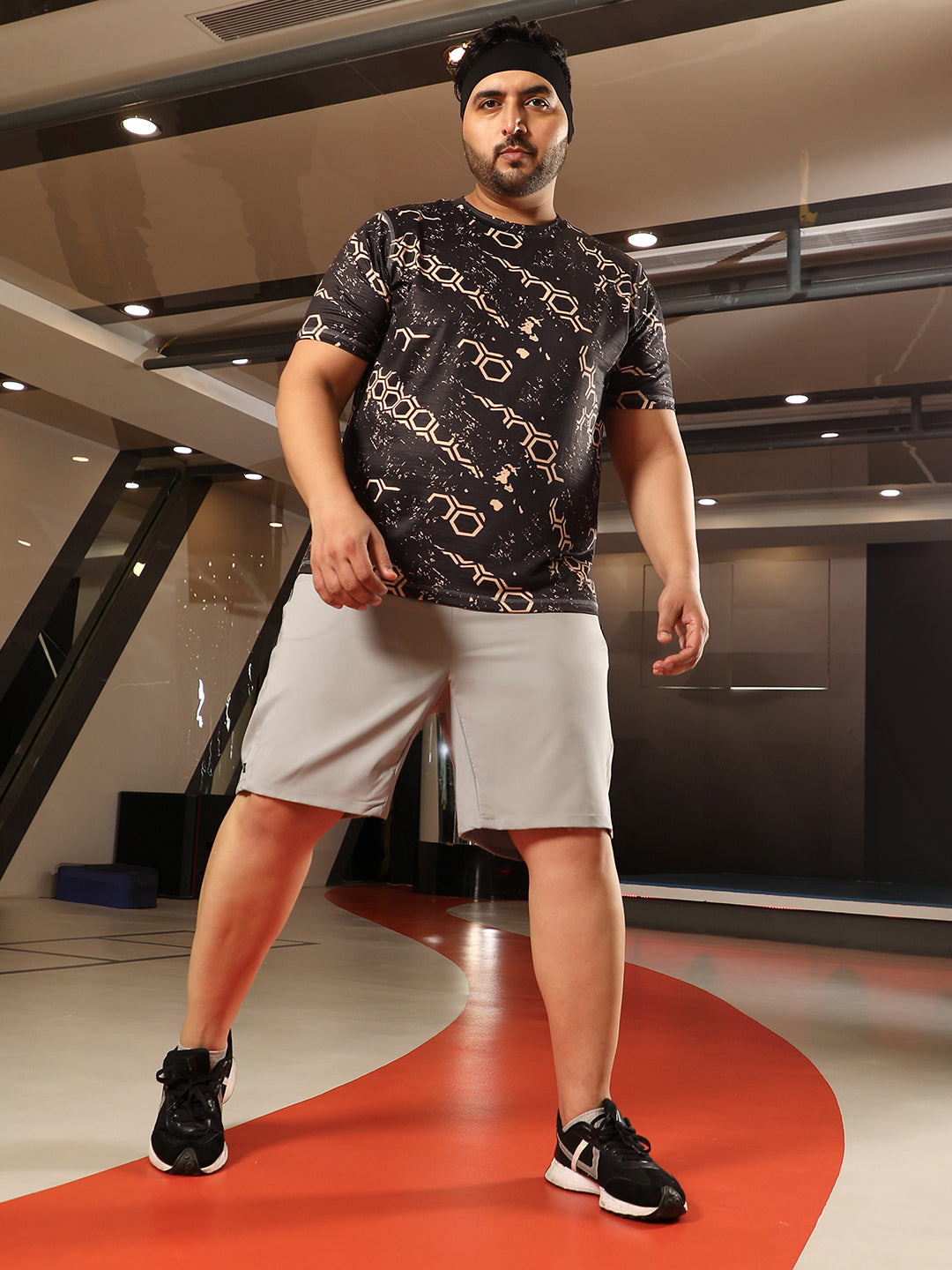 Geometric Activewear T-Shirt