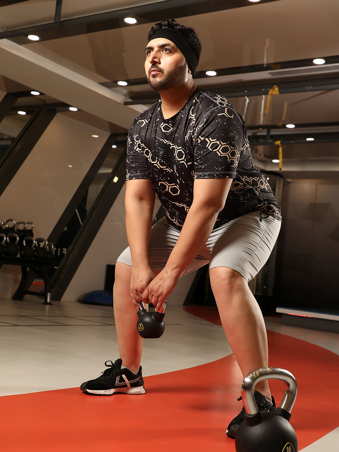 Geometric Activewear T-Shirt