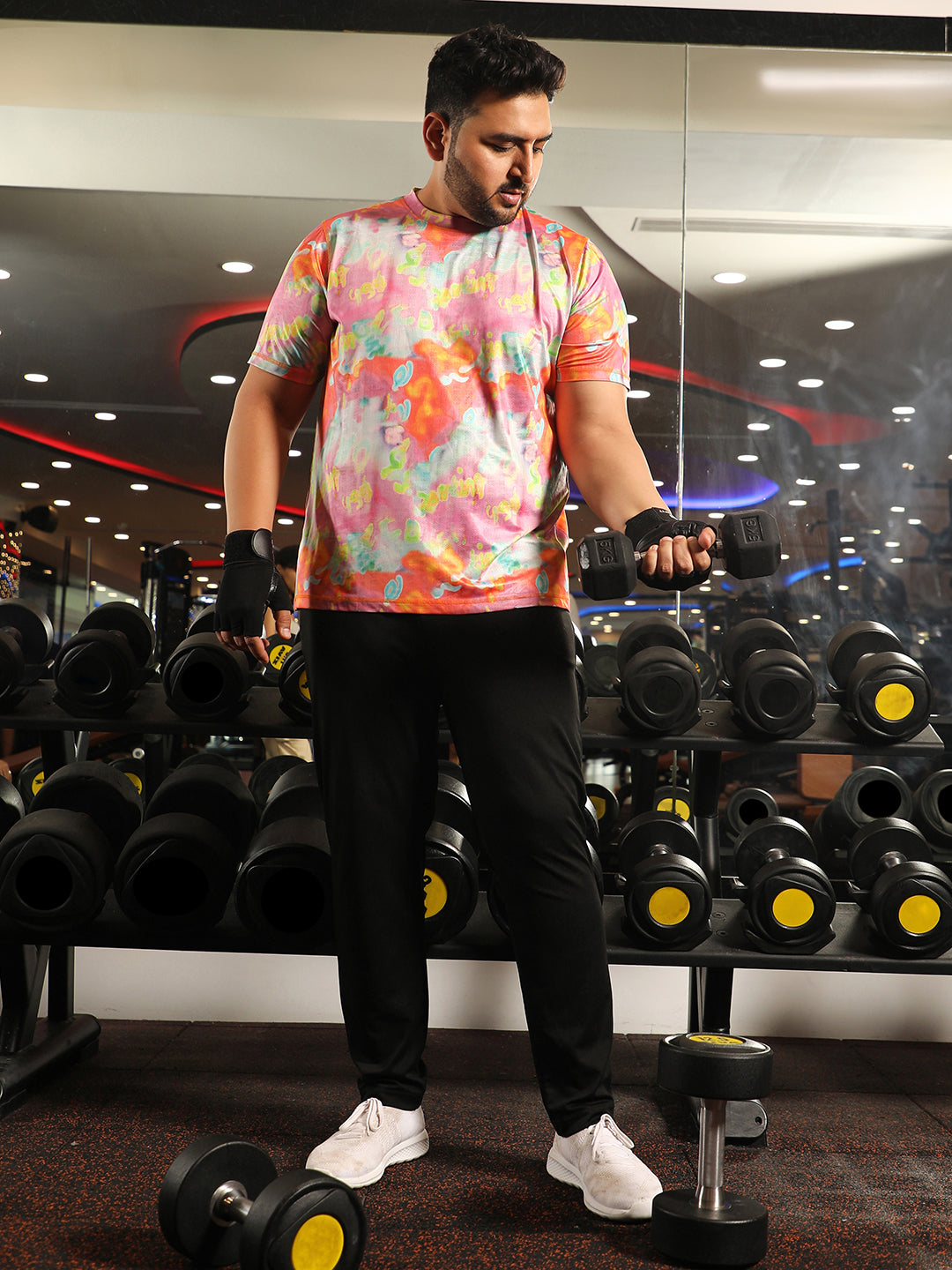 Abstract Activewear T-Shirt