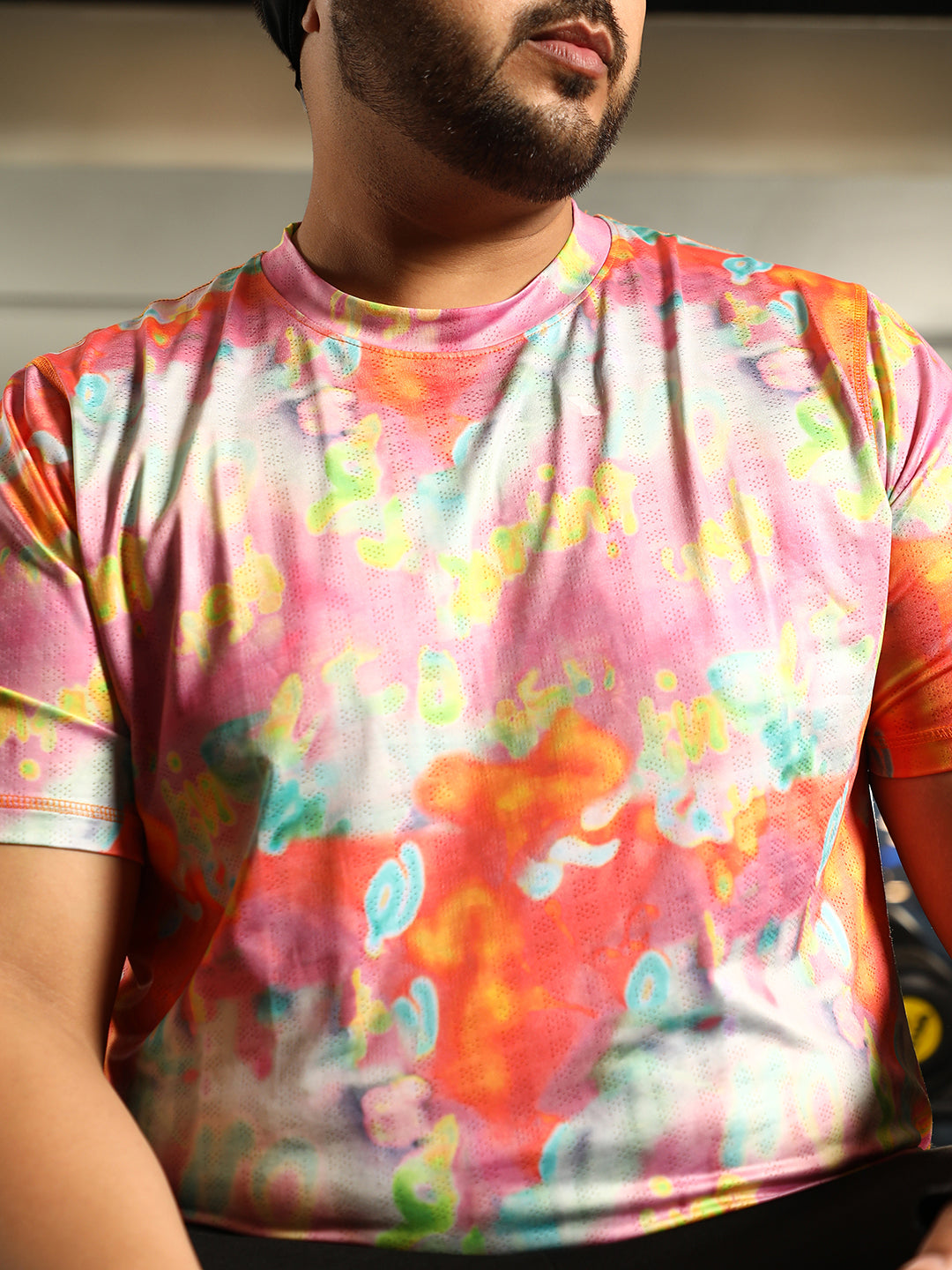 Abstract Activewear T-Shirt