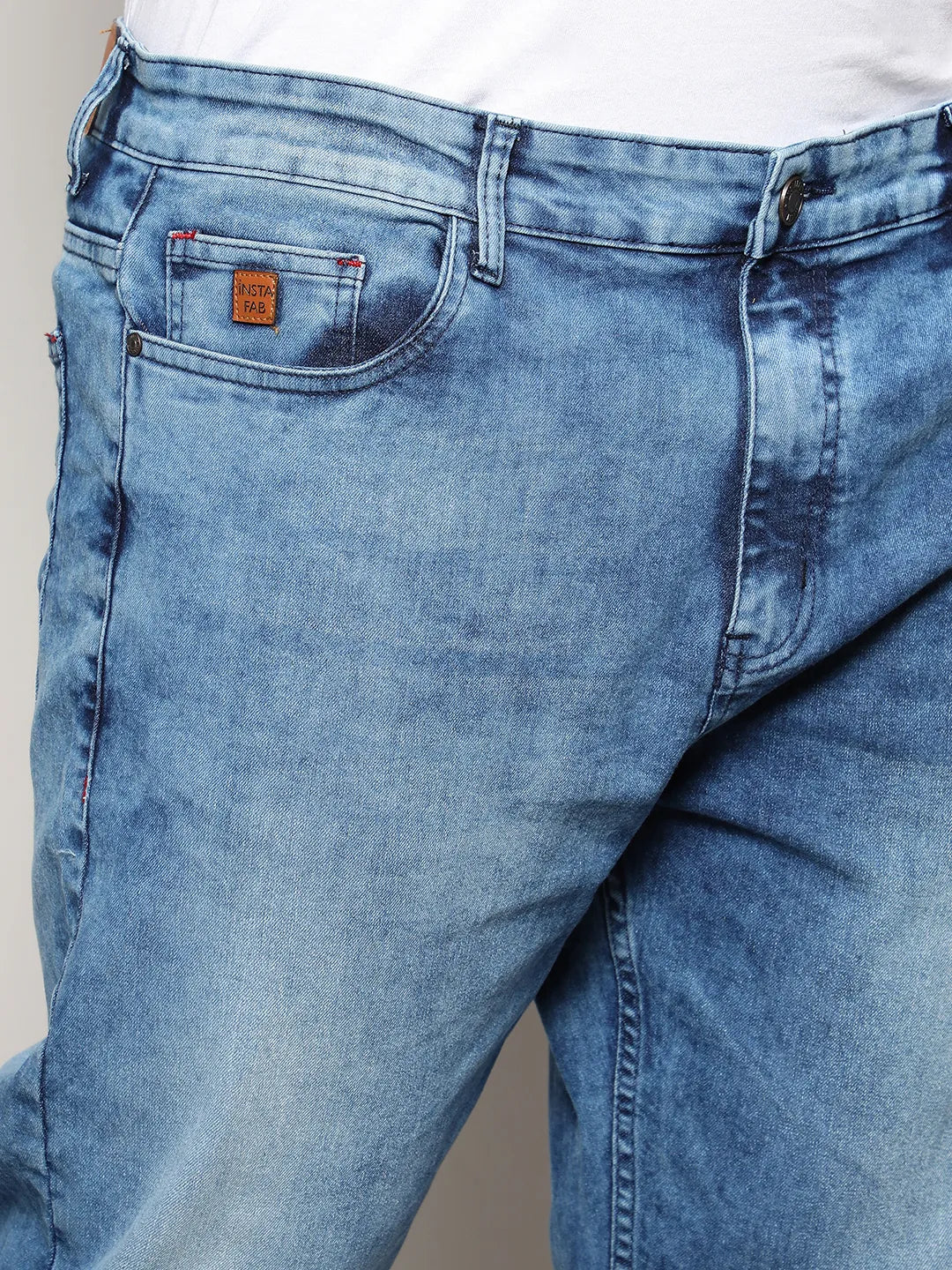 Solid Casual Denim Jeans