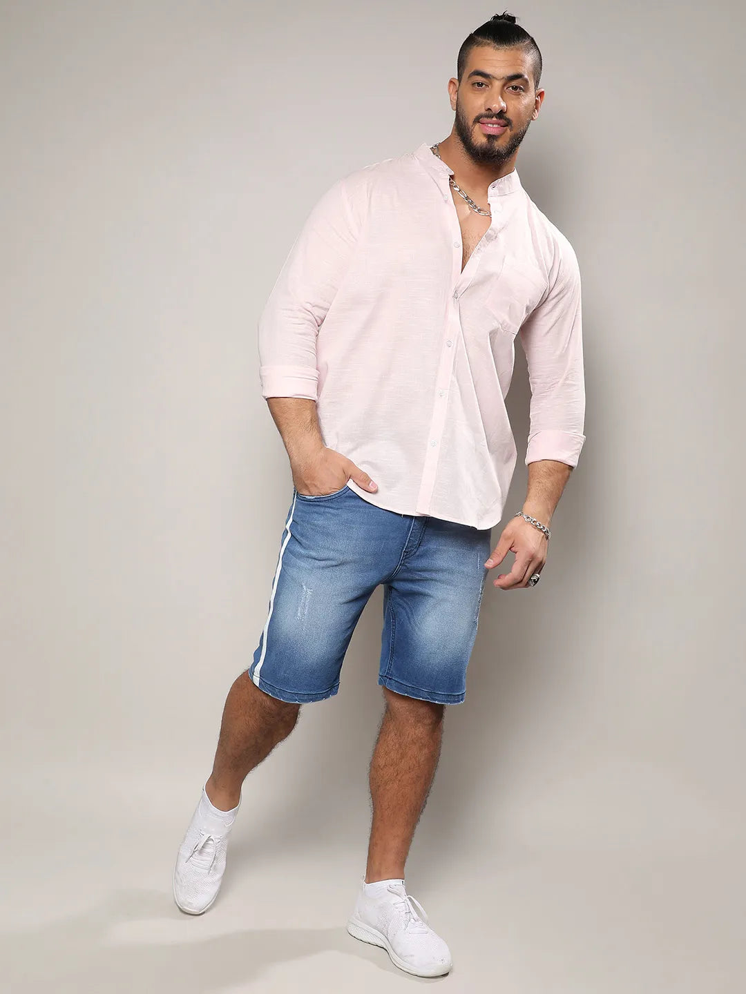 Solid Full Sleeve Casual Shirt