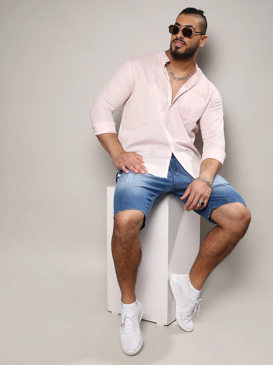 Solid Full Sleeve Casual Shirt