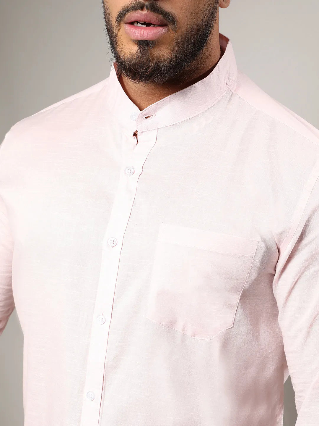 Solid Full Sleeve Casual Shirt