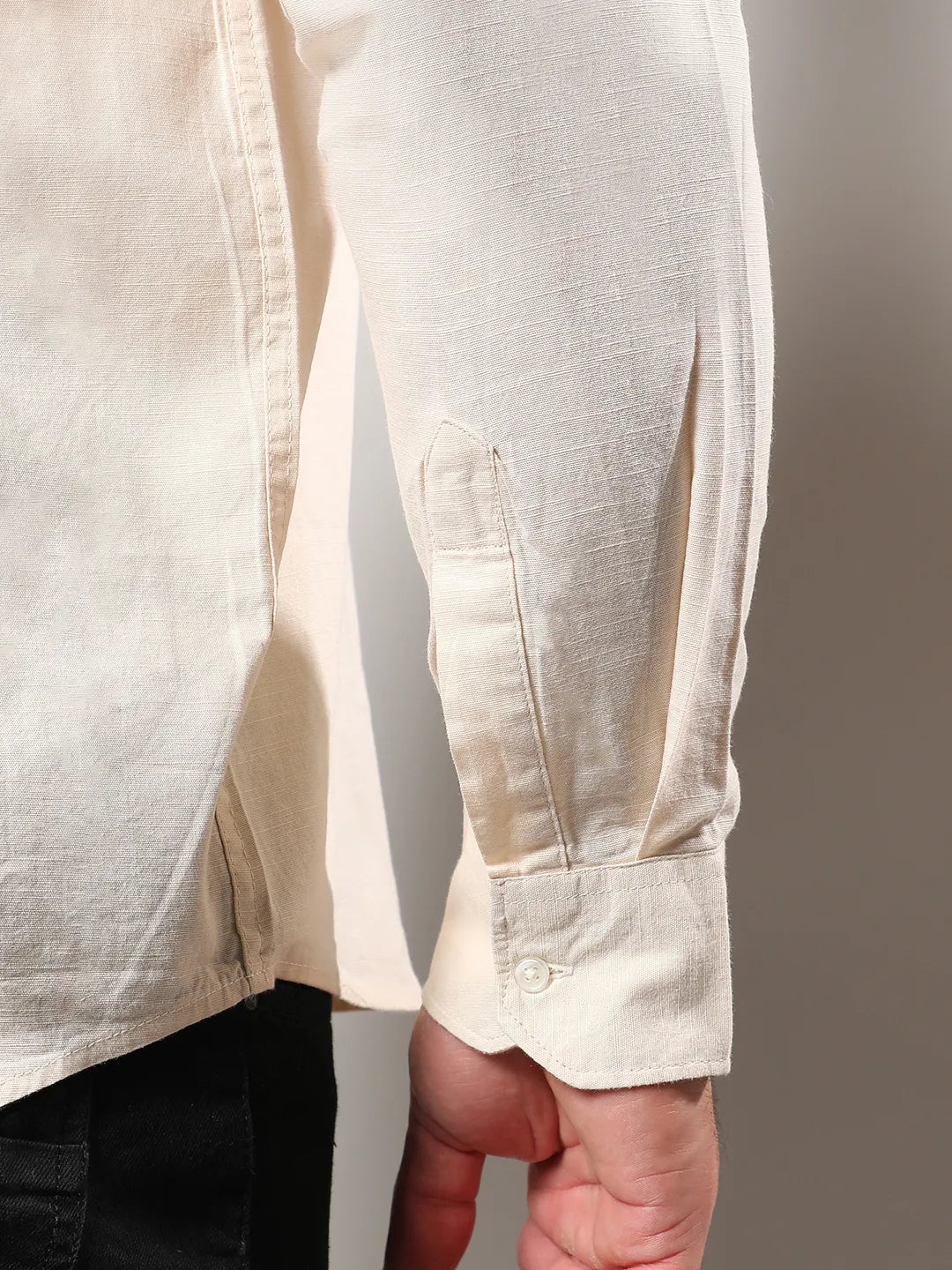 Solid Full Sleeve Casual Shirt