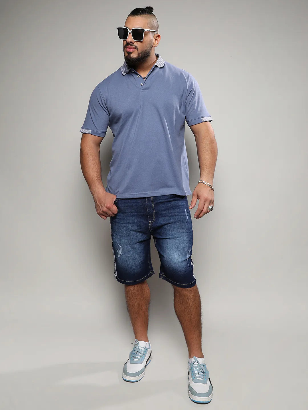 Solid Half Sleeve Casual T-Shirt