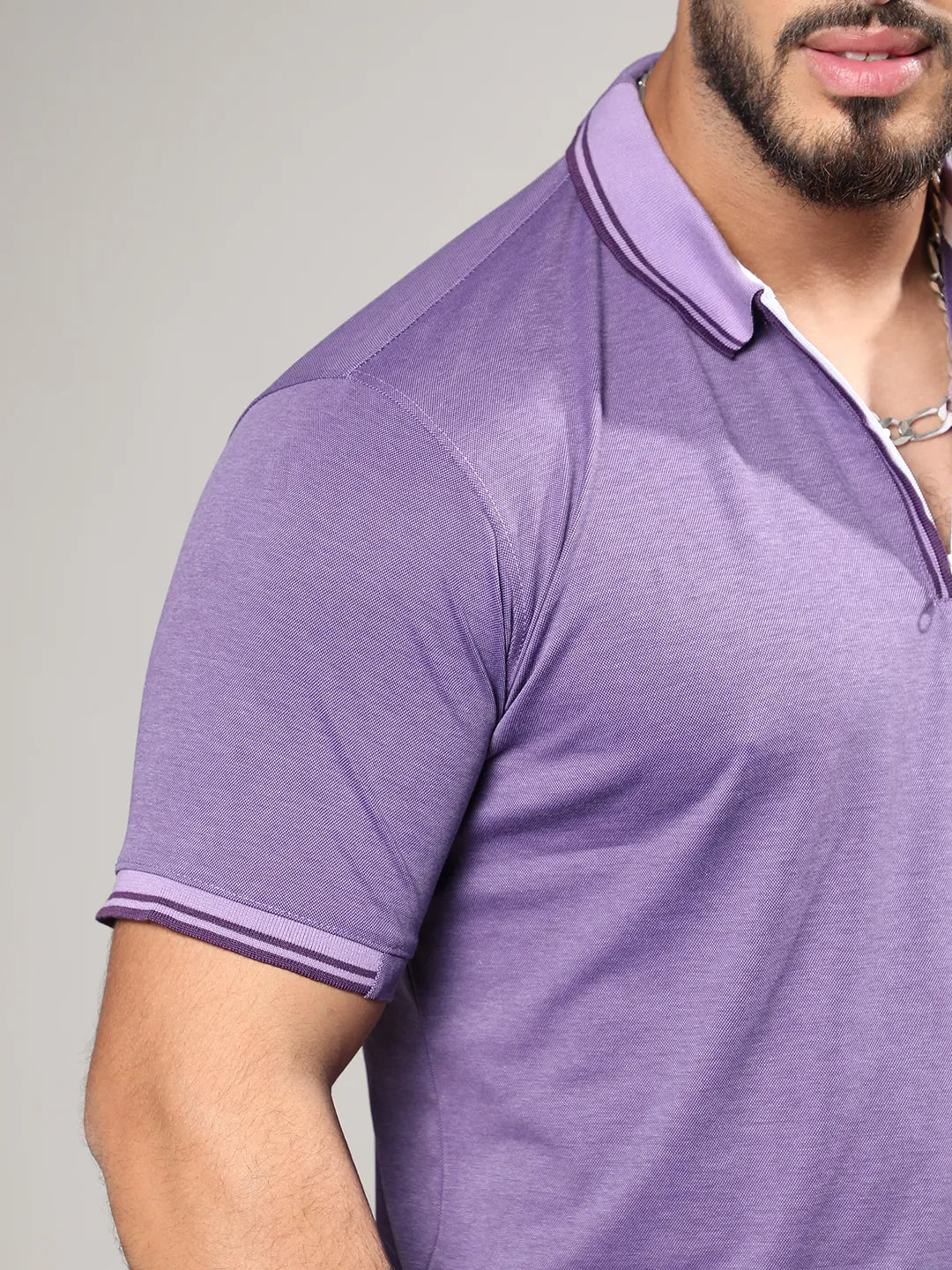 Solid Half Sleeve Casual T-Shirt