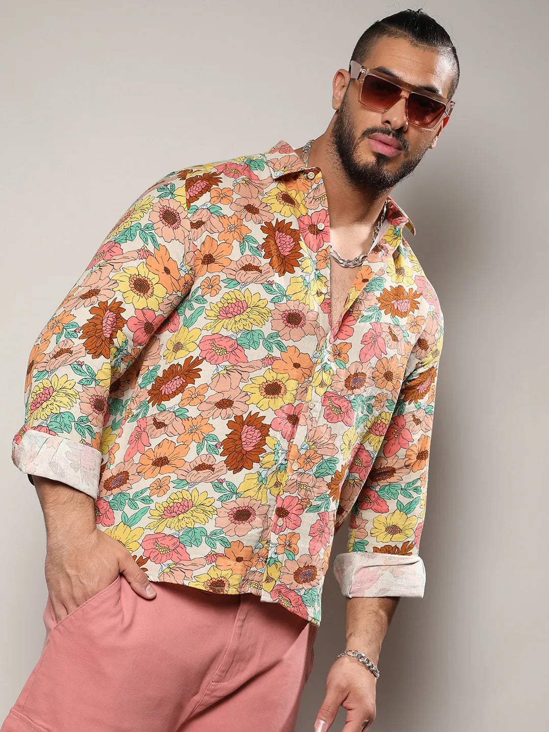 Multicolour Floral Cluster Shirt