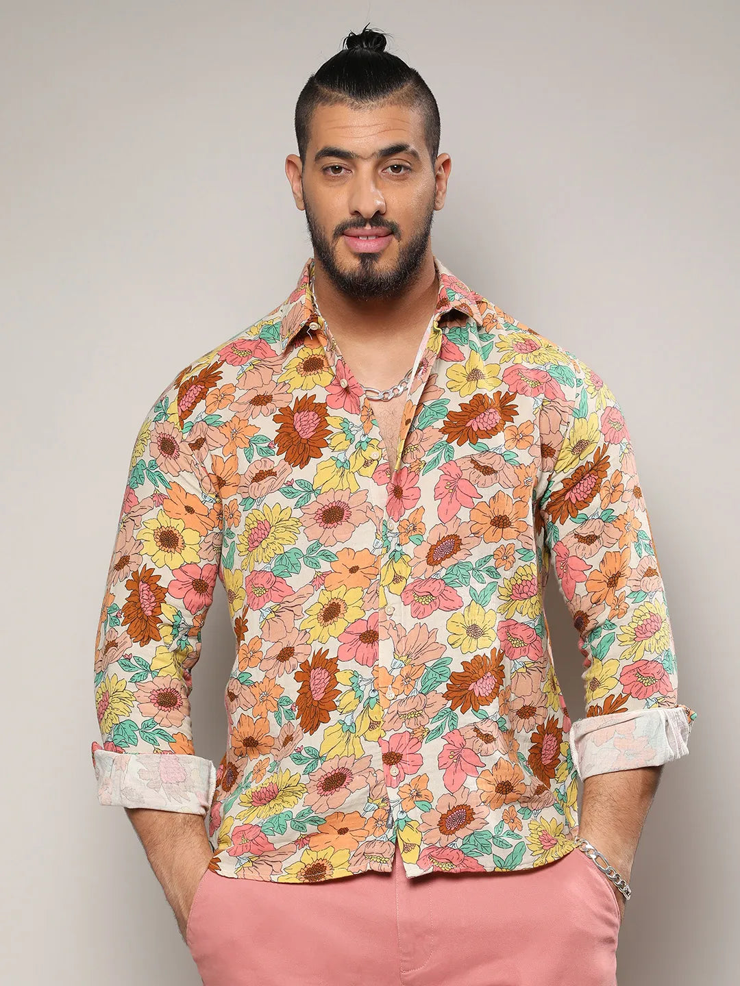 Multicolour Floral Cluster Shirt