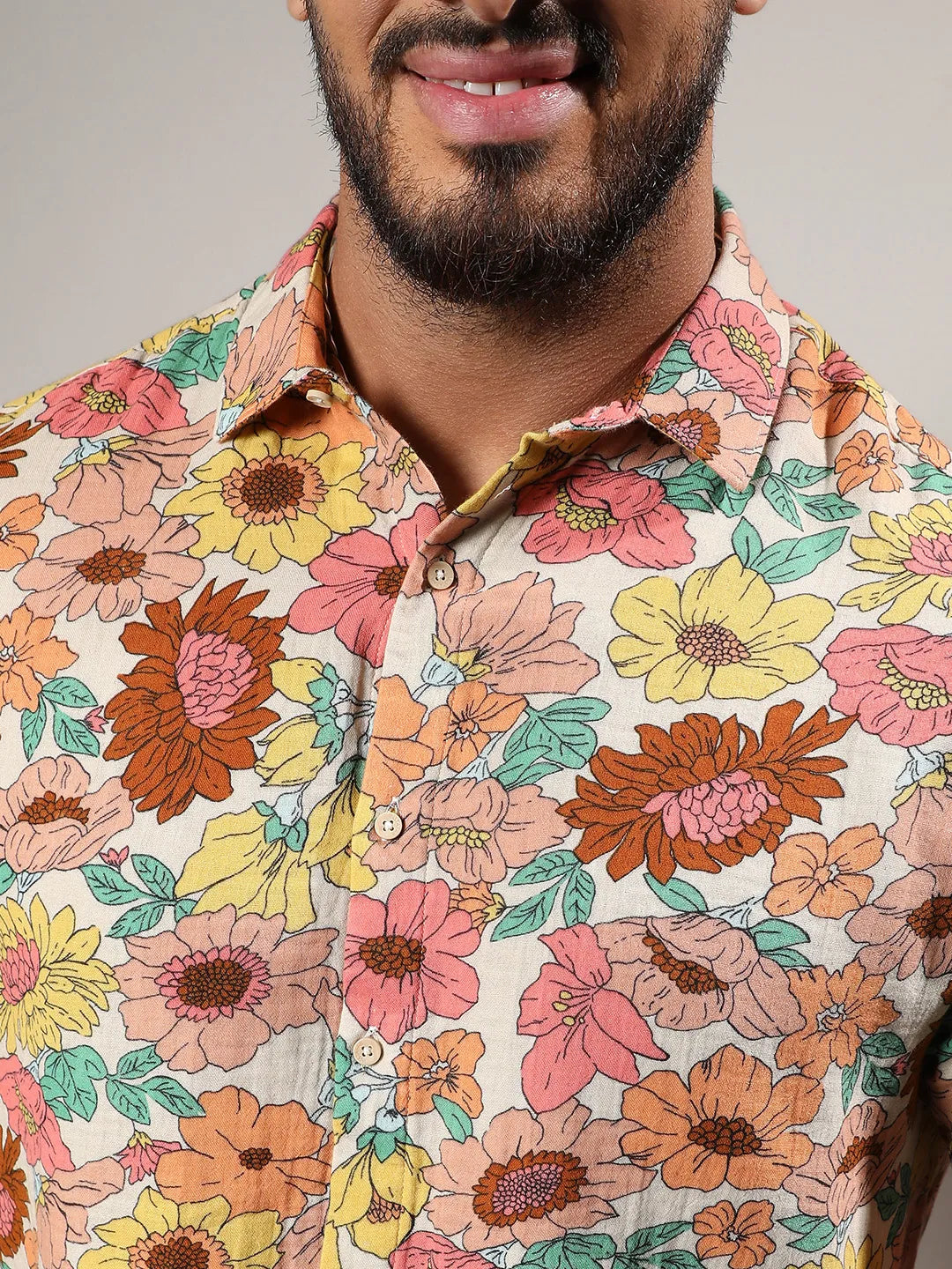 Multicolour Floral Cluster Shirt