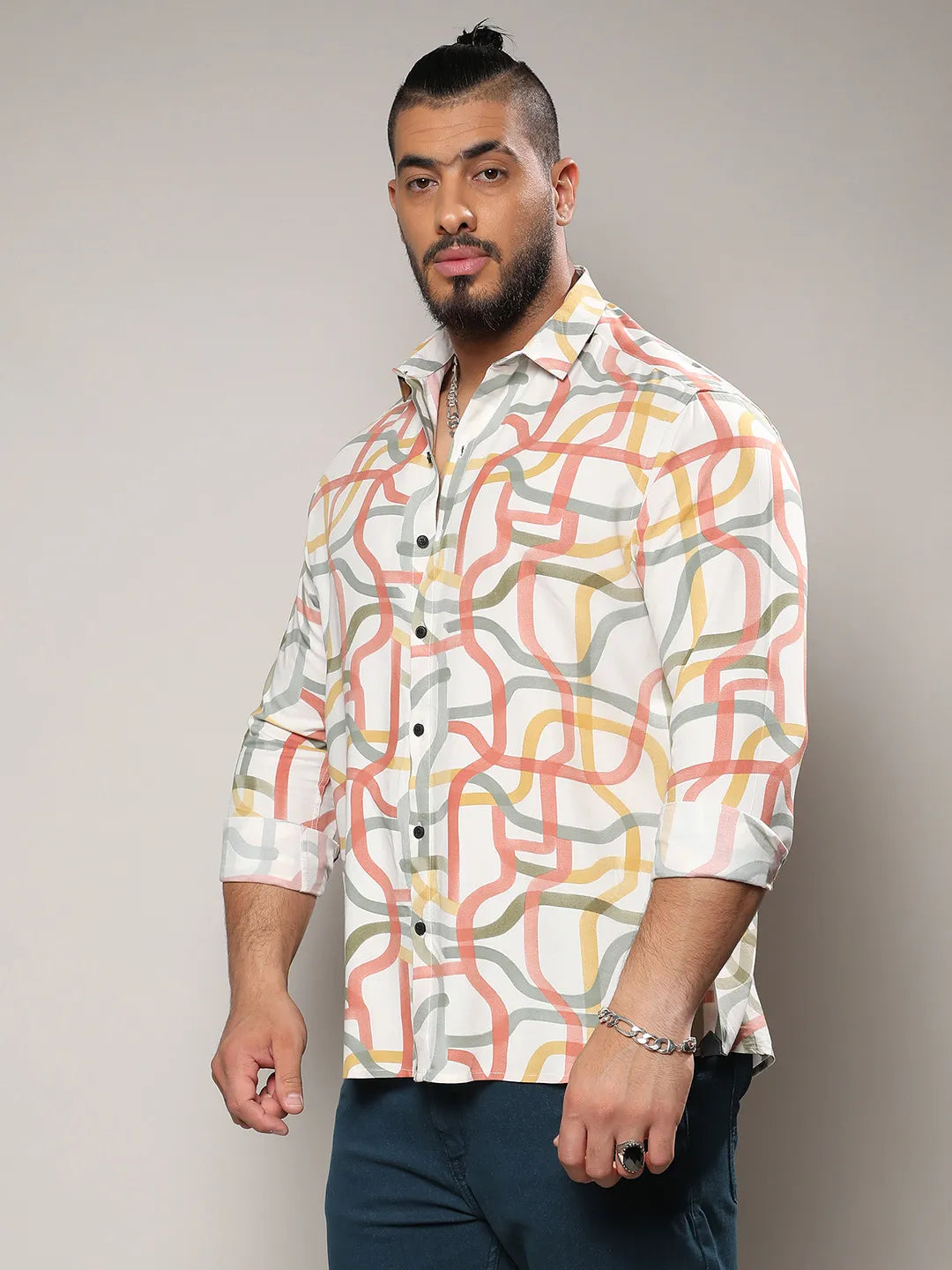 Multicolour Flowing Vines Shirt