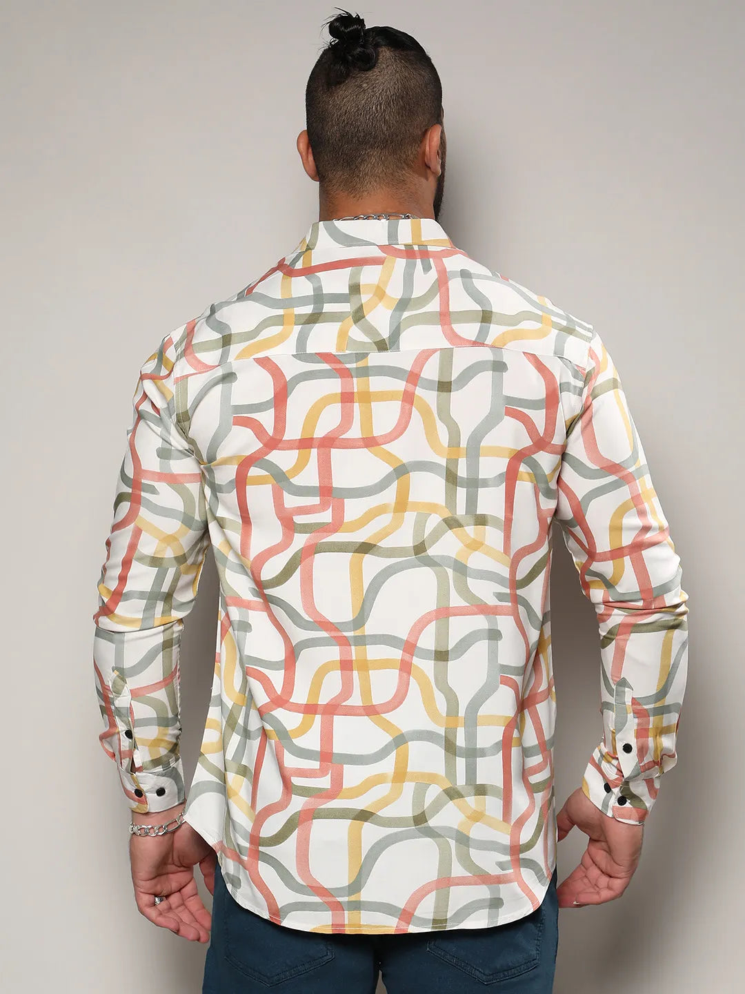 Multicolour Flowing Vines Shirt
