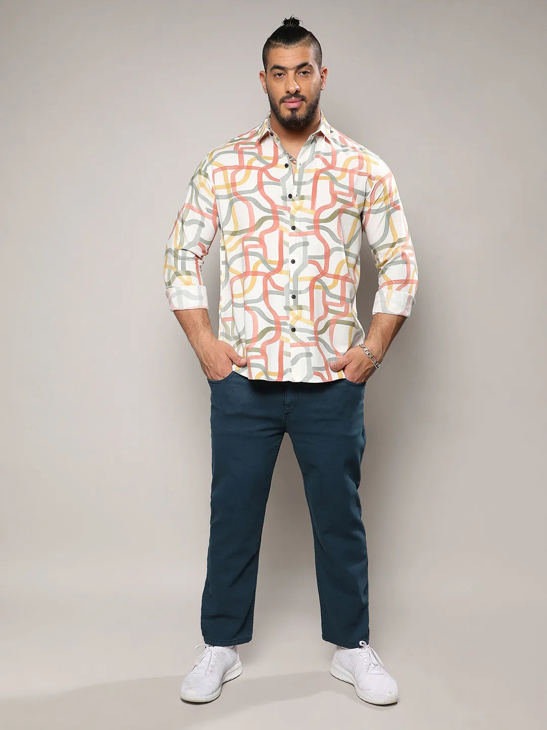 Multicolour Flowing Vines Shirt