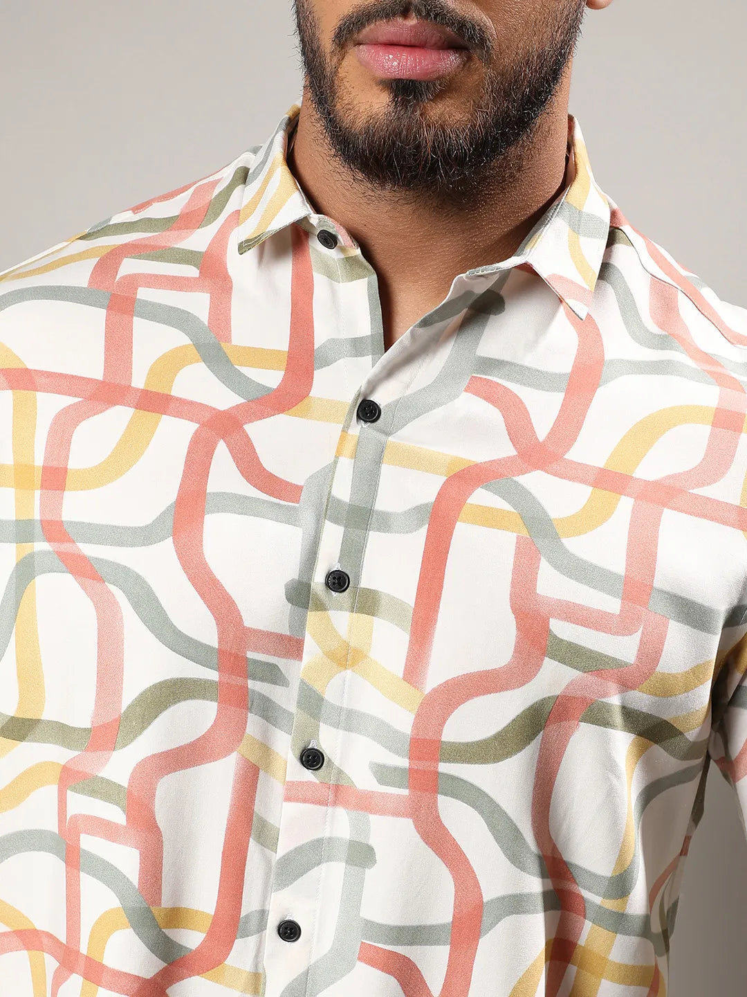 Multicolour Flowing Vines Shirt