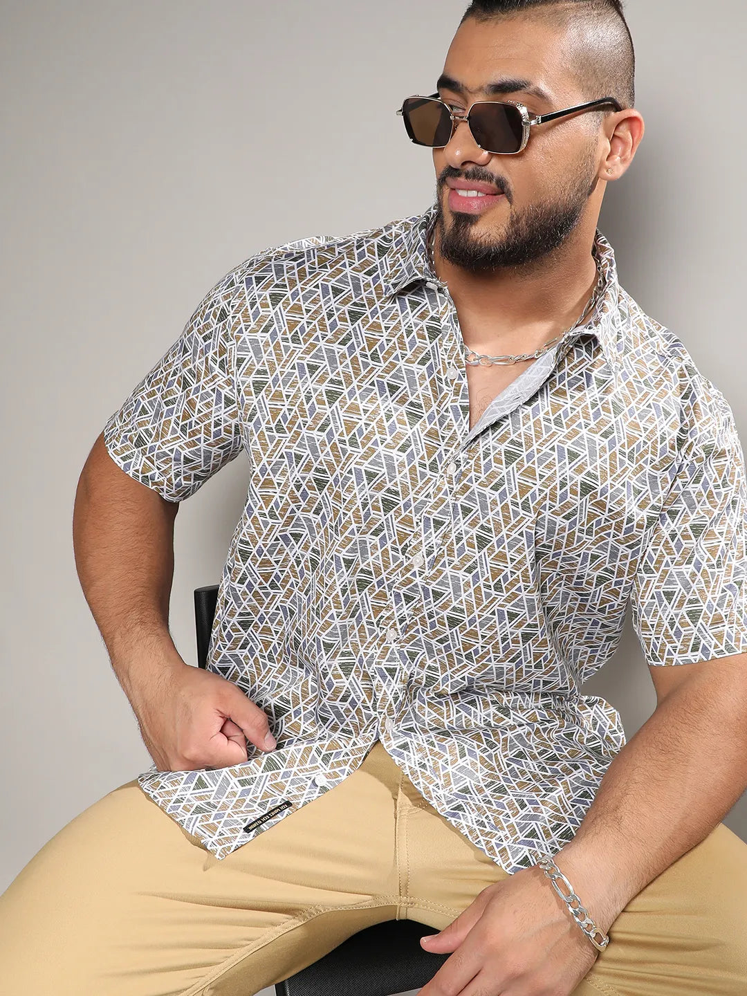 Multicolour Printed Casual Shirt