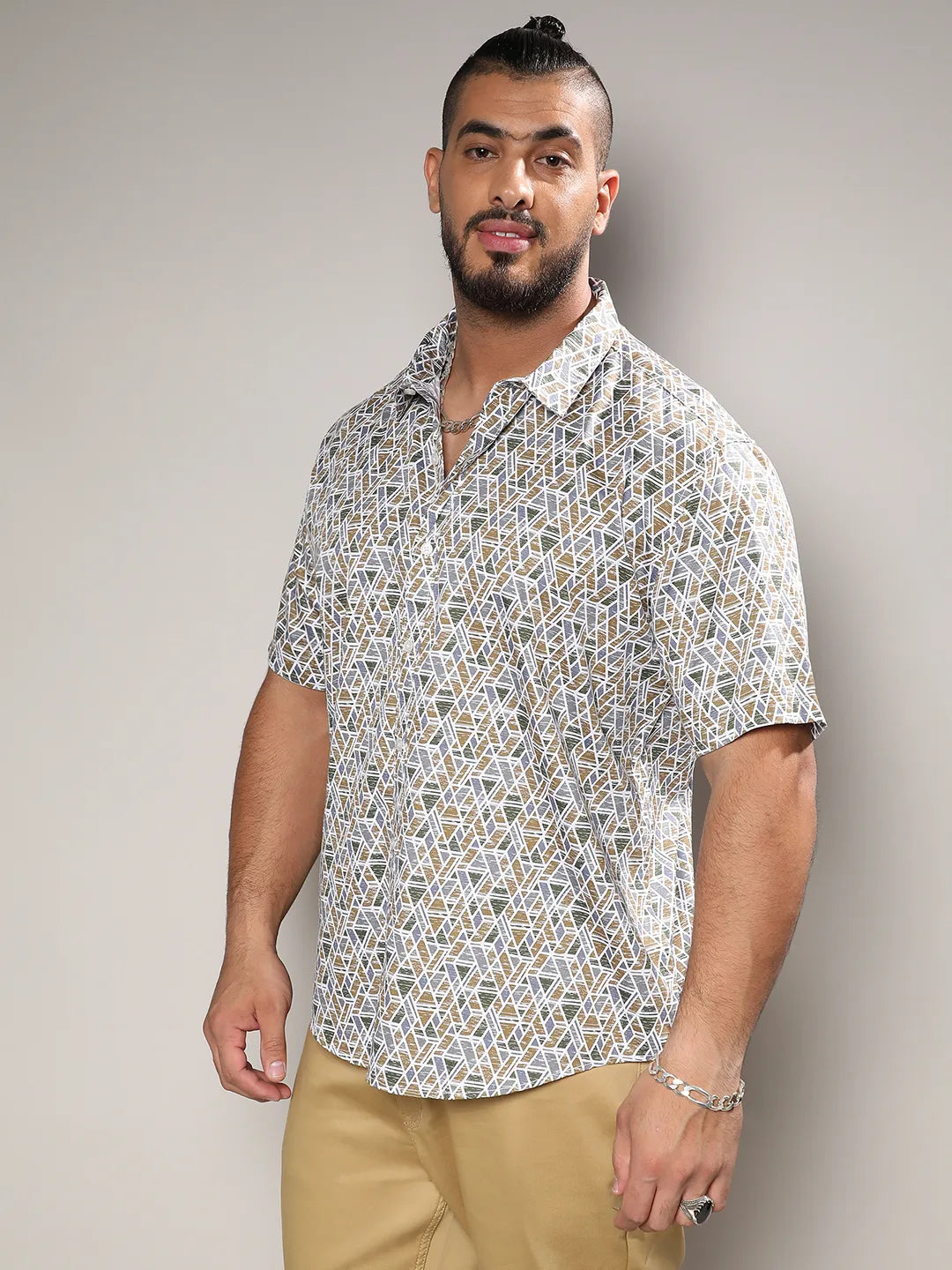 Multicolour Printed Casual Shirt