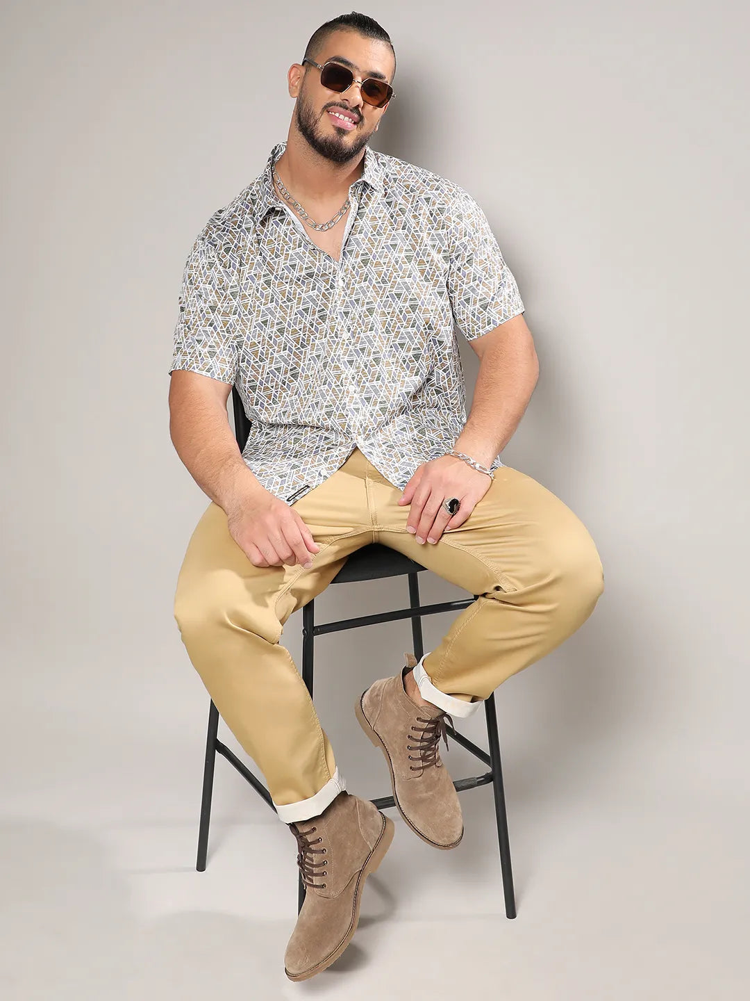 Multicolour Printed Casual Shirt