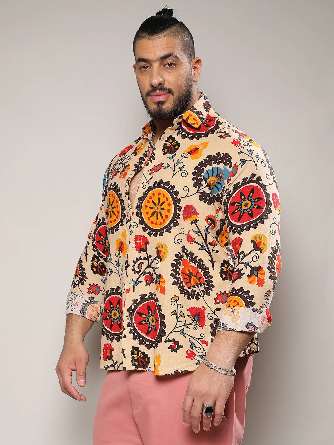 Multicolour Retro Blossom Shirt