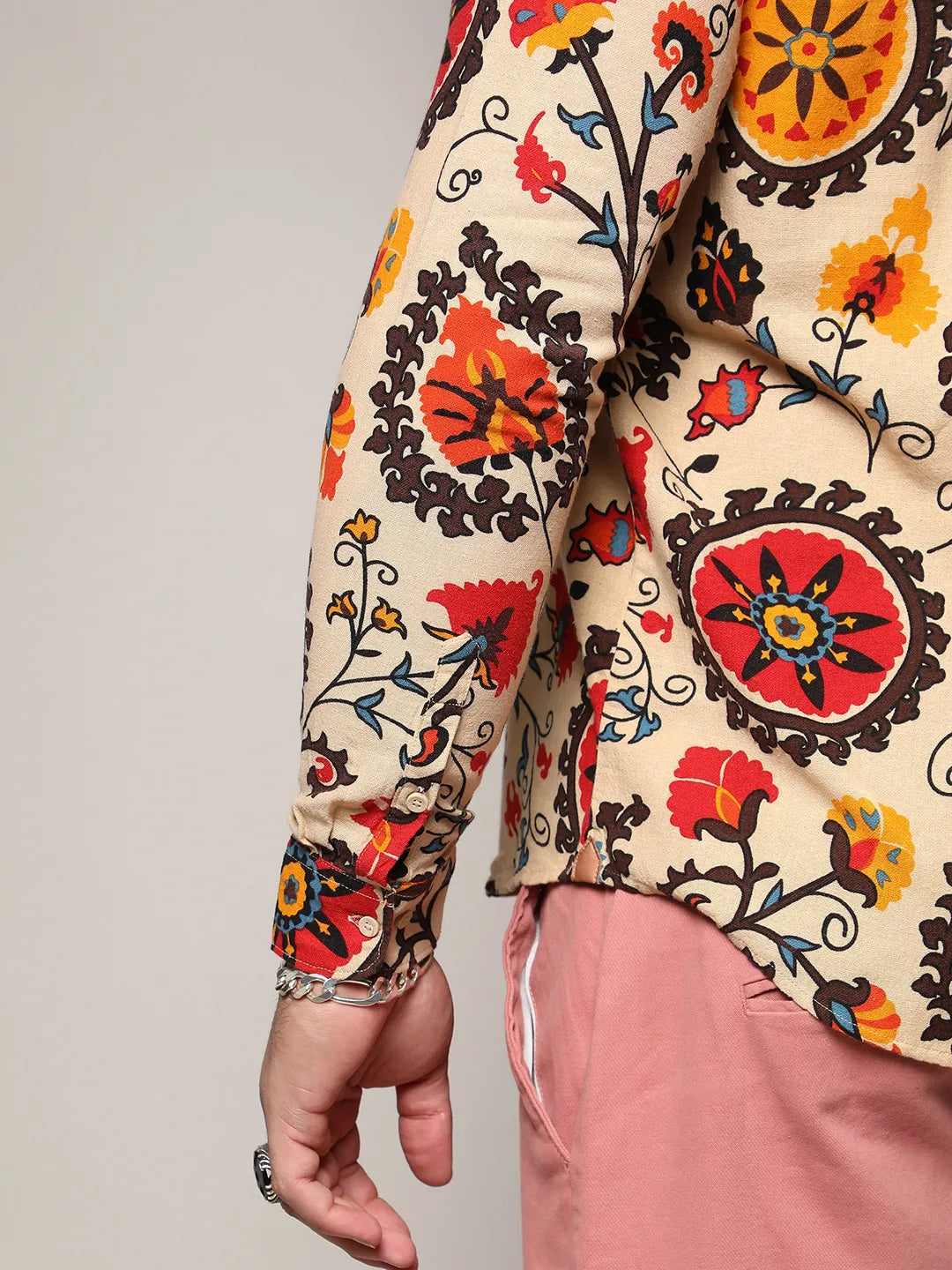 Multicolour Retro Blossom Shirt